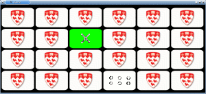 Figure 3b: Identical screenshot with the two exposed cards sporting illustrations.